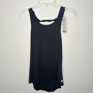 QUEENIEKE | Twist Back Black Top S